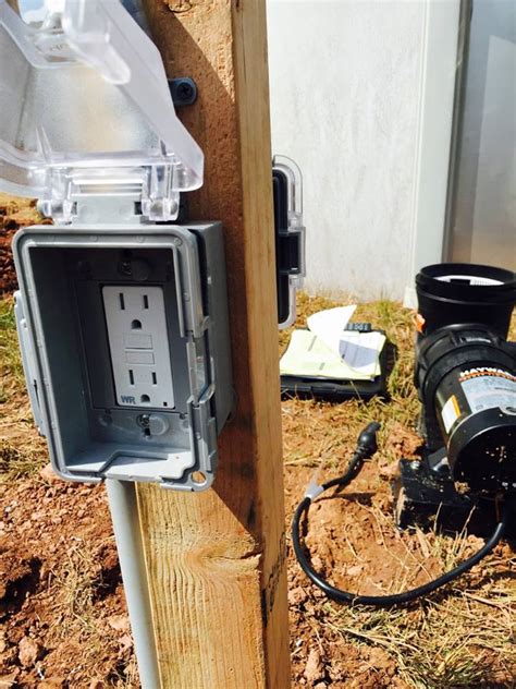 replace outdoor electrical box|ground fault exterior electrical outlets.